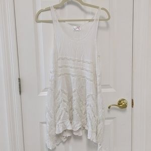 Free People white slip dress